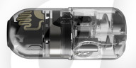 Pill sized medical robot that is swallowed to investigate stomach ailments