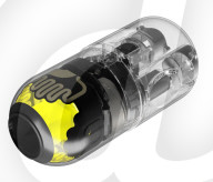 Pill sized medical robot that is swallowed to investigate stomach ailments