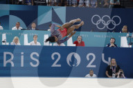 Simone Biles wins silver in floor exercise