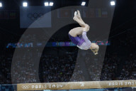 Alice d’Amato wins balance beam gold at Paris Olympics