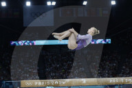 Alice d’Amato wins balance beam gold at Paris Olympics