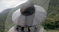 Sun hat with solar panels to power gadgets in the go