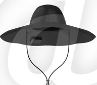 Sun hat with solar panels to power gadgets in the go