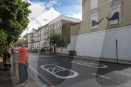 New Banksy stencil art in London