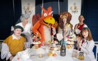 Zog and the Flying Doctors take Afternoon Tea at the Chesterfield Mayfair, London, UK.