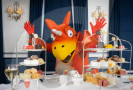 Zog and the Flying Doctors take Afternoon Tea at the Chesterfield Mayfair, London, UK.