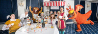 Zog and the Flying Doctors take Afternoon Tea at the Chesterfield Mayfair, London, UK.