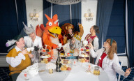 Zog and the Flying Doctors take Afternoon Tea at the Chesterfield Mayfair, London, UK.