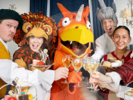 Zog and the Flying Doctors take Afternoon Tea at the Chesterfield Mayfair, London, UK.