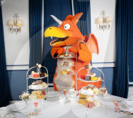 Zog and the Flying Doctors take Afternoon Tea at the Chesterfield Mayfair, London, UK.