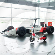 E-scooter inspired by legendary Senna and Prost F1 car