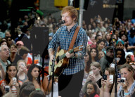 Ed Sheeran on stage for NBC Today Show Concert with Ed Sheeran, Rockefeller Plaza, New York, NY July 4, 2014.