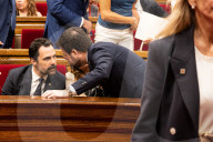 Barcelona_Debate in the plenary session of the investiture of Salvador Illa (PSC) in the Parliament of Catalonia.