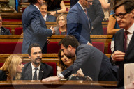 Barcelona_Debate in the plenary session of the investiture of Salvador Illa (PSC) in the Parliament of Catalonia.