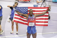Grant Holloway wins 110m hurdles gold at Paris Olympics