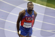 Grant Holloway wins 110m hurdles gold at Paris Olympics