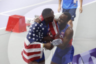 Grant Holloway wins 110m hurdles gold at Paris Olympics