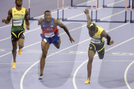 Grant Holloway wins 110m hurdles gold at Paris Olympics
