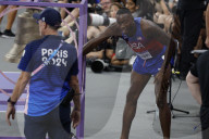 Grant Holloway wins 110m hurdles gold at Paris Olympics