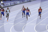 Botswana's Letsile Tebogo wins 200M Olympic gold