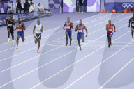 Botswana's Letsile Tebogo wins 200M Olympic gold