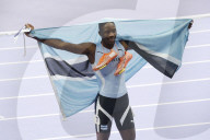 Botswana's Letsile Tebogo wins 200M Olympic gold