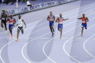 Botswana's Letsile Tebogo wins 200M Olympic gold
