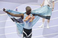 Botswana's Letsile Tebogo wins 200M Olympic gold