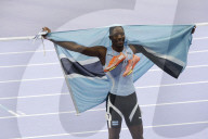 Botswana's Letsile Tebogo wins 200M Olympic gold