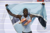 Botswana's Letsile Tebogo wins 200M Olympic gold