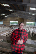 'I feel like I've been run over by a tank': Scottish woman breaks world sheep-shearing record