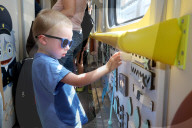 UNICEF launches children’s train carriage in Ukraine