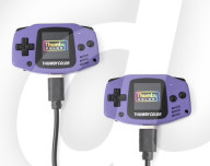 Tiny fully working  games console fits on a  keyring