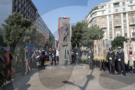 Cerimonia istituzionale in memoria dei martiri di piazzale Loreto