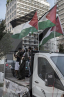 Milano - Manifestazione Pro Palestina in Piazza San Babila