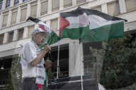 Milano - Manifestazione Pro Palestina in Piazza San Babila