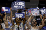 VP Harris and Walz hold campaign rally in Las Vegas