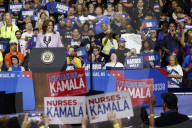VP Harris and Walz hold campaign rally in Las Vegas