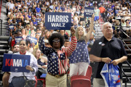 VP Harris and Walz hold campaign rally in Las Vegas
