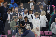 VIPs attend men's basketball final at Paris Olympics