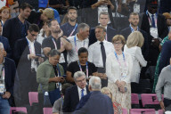 VIPs attend men's basketball final at Paris Olympics
