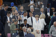 VIPs attend men's basketball final at Paris Olympics