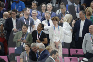 VIPs attend men's basketball final at Paris Olympics
