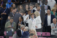 VIPs attend men's basketball final at Paris Olympics