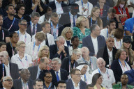 VIPs attend men's basketball final at Paris Olympics