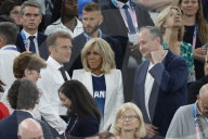 VIPs attend men's basketball final at Paris Olympics