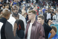 VIPs attend men's basketball final at Paris Olympics