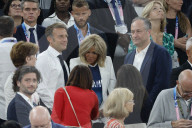 VIPs attend men's basketball final at Paris Olympics