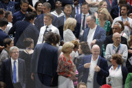 VIPs attend men's basketball final at Paris Olympics