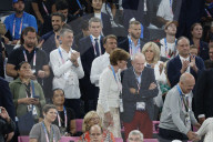 VIPs attend men's basketball final at Paris Olympics